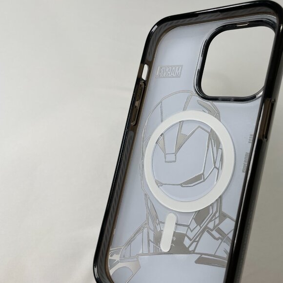 CASETiFY Marvel Iron Man Case iPhone 14 Pro Max Matte Black MagSafe Compatible - Picture 4 of 16
